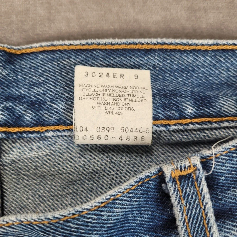 Levis‎ 560 Loose Fit Tapered Leg Jeans Mens 38x32 Blue Denim Vintage 90s